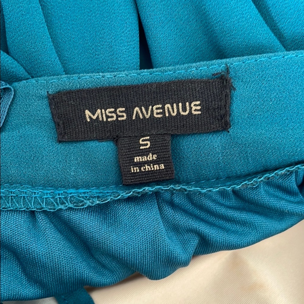 Elegant Teal Halter Dress View 5